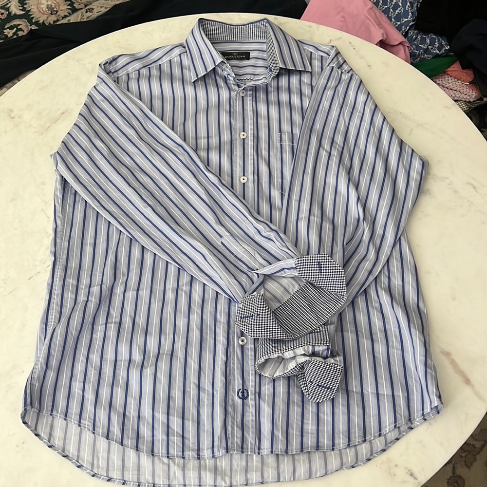 Bugatchi Striped Button Down